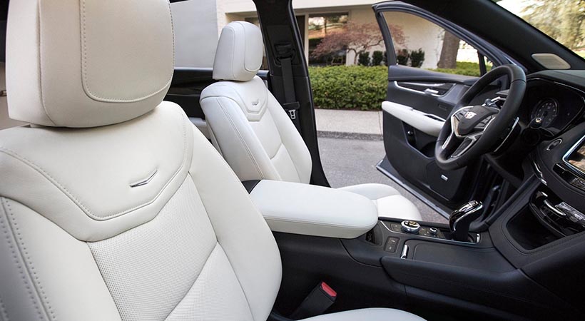 La tapicería es de cuero semi-anilina. Foto:- Cadillac