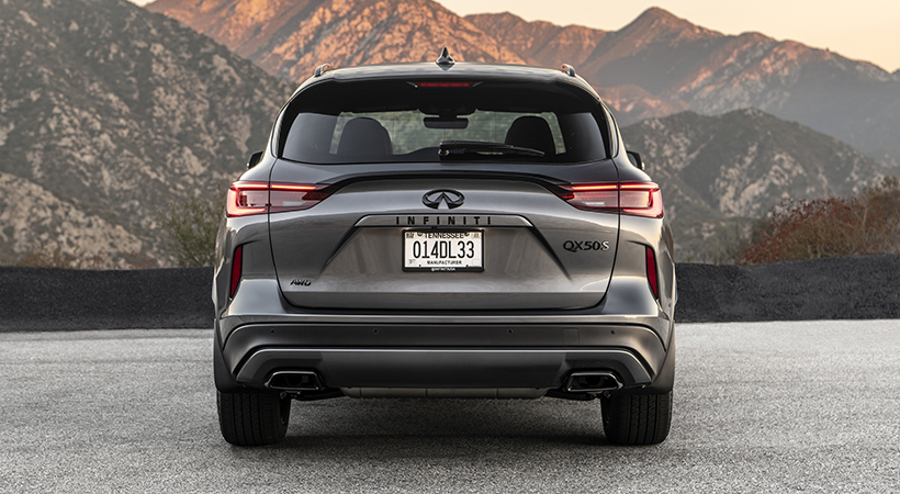 Cuenta con emblemas en color negro para un aspecto más deportivo. Foto: Infiniti