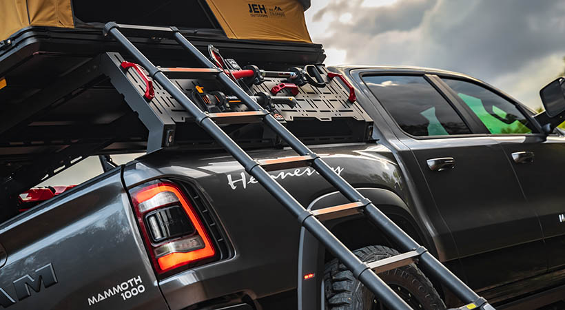 Equipo necesario en el caja de carga. Foto: Hennessey