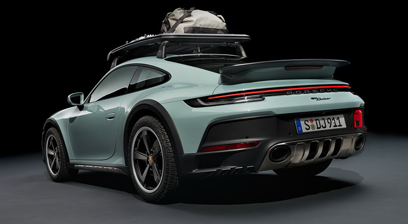 El seis cilindros boxer bi-turbo genera 473 hp y ​​420 lb-pie de torque. Foto: Porsche