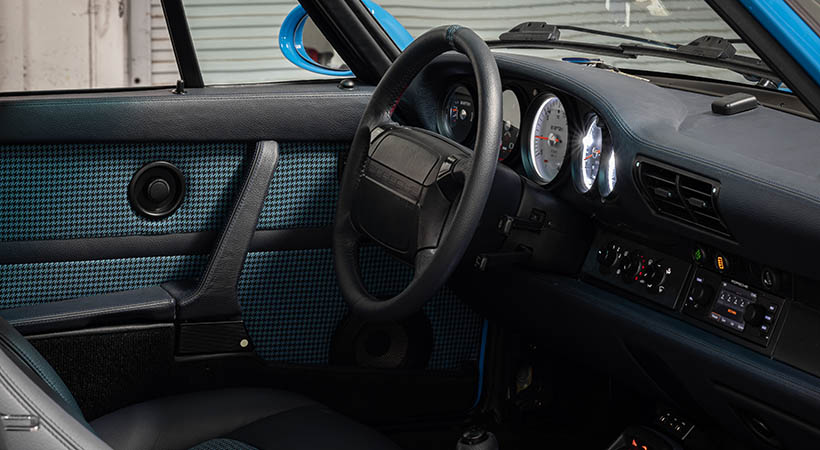 El habitáculo cuenta con tapicería de cuero. Foto: Everrati