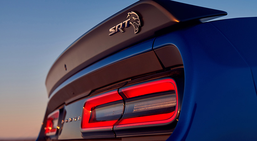 El emblema destaca en la sección posterior. Foto: Dodge