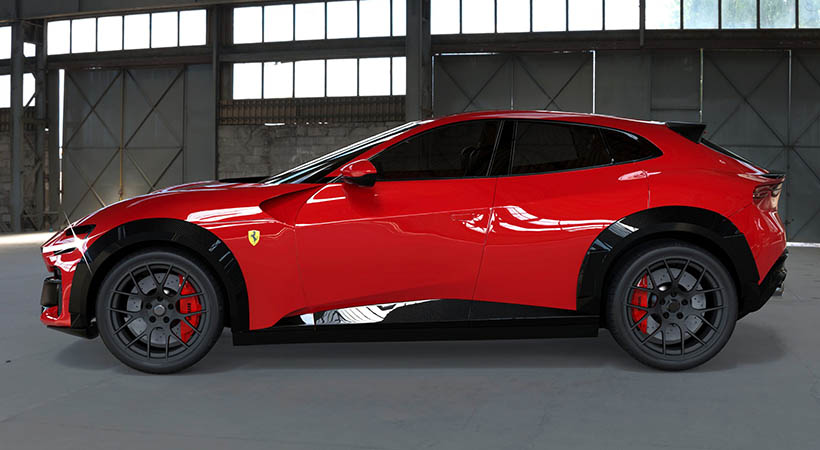 Todas las piezas del kit son avaladas por Ferrari. Foto. DMC