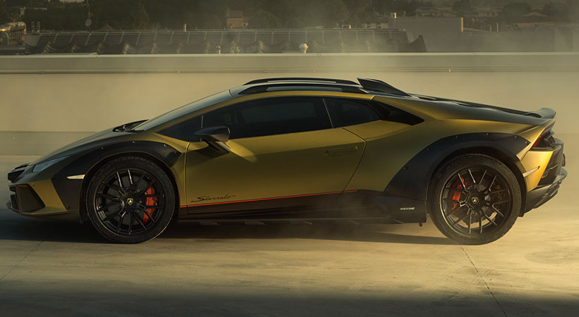 El interior del Sterrato no fue revelado pero tendrá gráficos para el manejo fuera de pavimento. Foto: Lamborghini