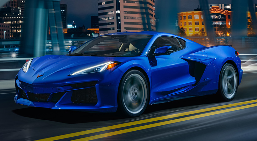 El primer Chevrolet Corvette E-Ray será subastado. Foto: Chevrolet
