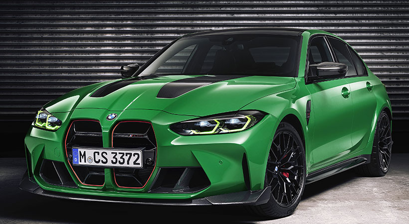 Con tracción en las cuatro ruedas, cuatro asientos, y 550 hp, el BMW M3 CS es un deportivo para transportar a toda la familia. Foto: BMW
