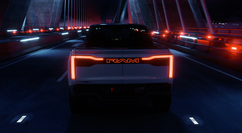 Esta nueva troca eléctrica estará cargada de tecnología. Foto: RAM