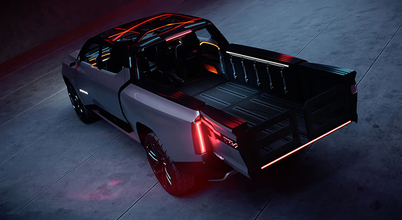 La cabina tendrá una compuerta que permitirá una mayor área de carga en la caja. Foto: RAM