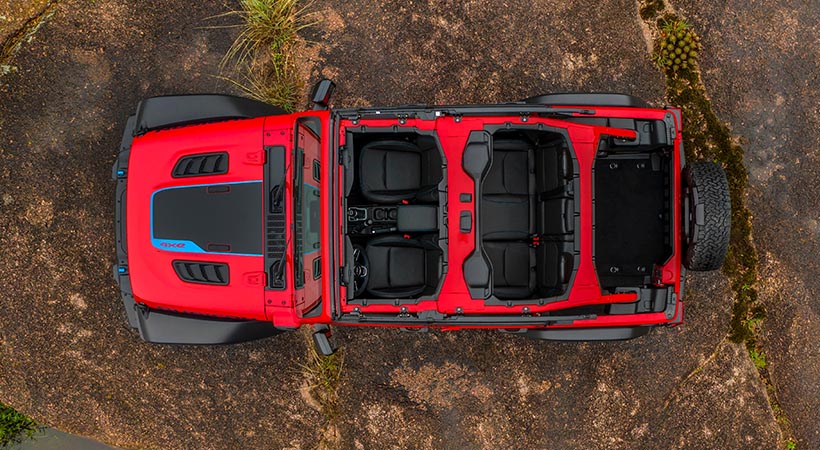 Cuenta con capacidad para hasta cinco pasajeros. Foto: Jeep