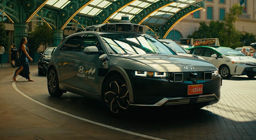 El nuevo robotaxi IONIQ 5 de Hyundai se convertirá pronto en una alternativa ecológica de movilidad, primero en sus ciudades piloto y después en todo el mundo. Foto: Hyundai