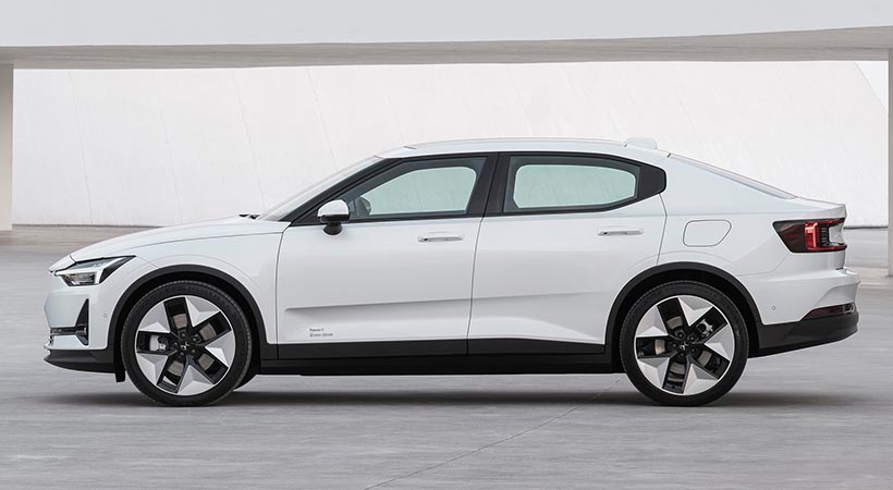Los cambios estéticos exteriores no varían mucho de acuerdo al modelo previo. Foto: Polestar