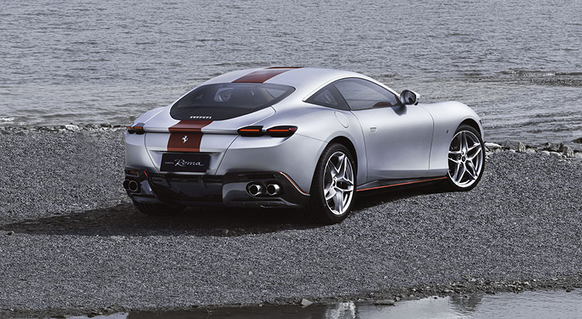 Uno de los modelos que podría lanzar este año es una versión descapotable del Ferrari Roma. Foto: Ferrari