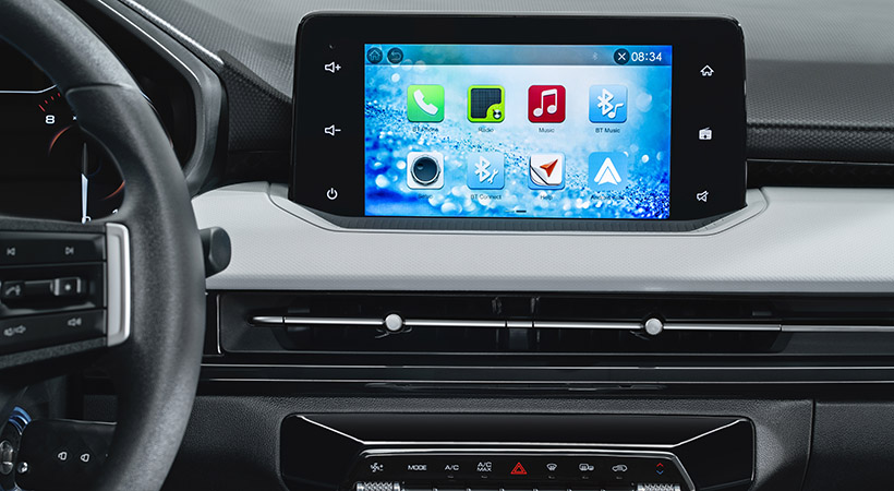 El nuevo Chevrolet Aveo incorpora una nueva pantalla de infotenmiento. Foto: Chevrolet