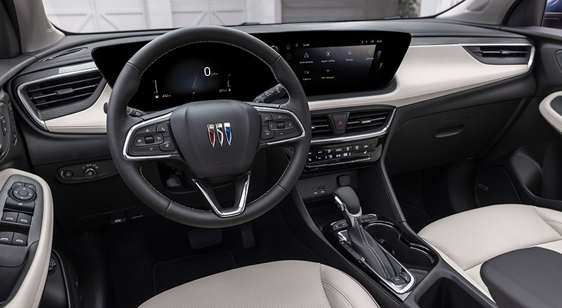 Cuenta con una pantalla de 8 pulgadas para el panel de instrumentos y una de 11 pulgadas para el sistema de infotenimiento. Foto: Buick