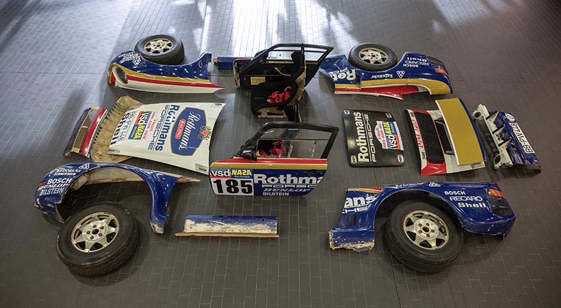 El auto fue restaurado por completo. Foto: Porsche