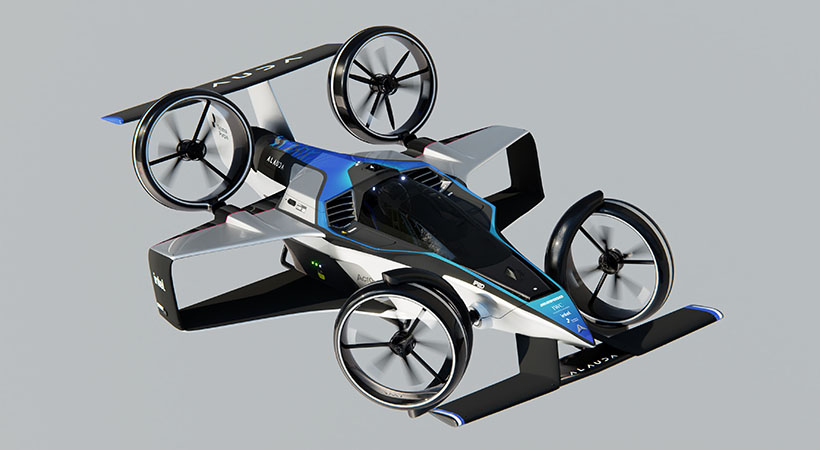 Completamente diseñado y construido en Adelaide, Australia, el Airspeeder Mk4 es una pieza de ingeniería única. Foto: Alauda