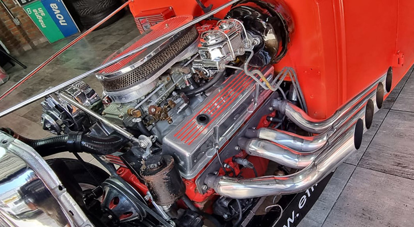 Effi Muñíz también incorporó un nuevo motor de 383 centímetros cúbicos, dejando atrás el original de 350 cc. Foto: Effi Muñiz