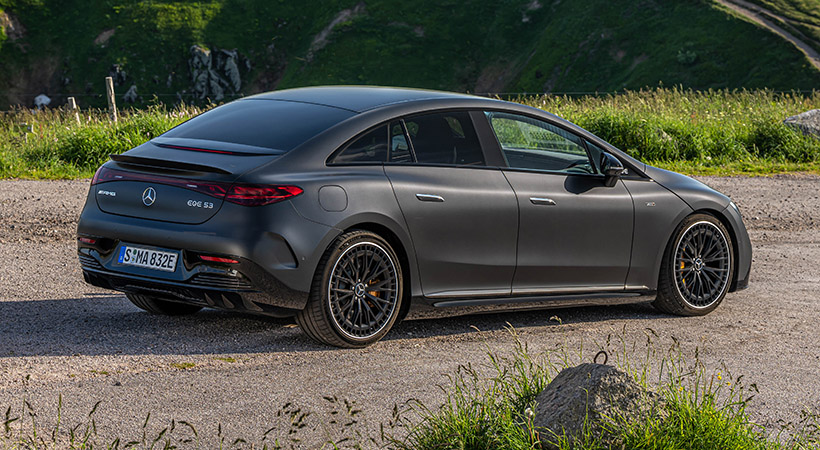 En cuanto a la seguridad, el Mercedes-AMG EQE Sedán 2023 ofrece el paquete de asistencia para el conductor. Foto: Mercedes-Benz