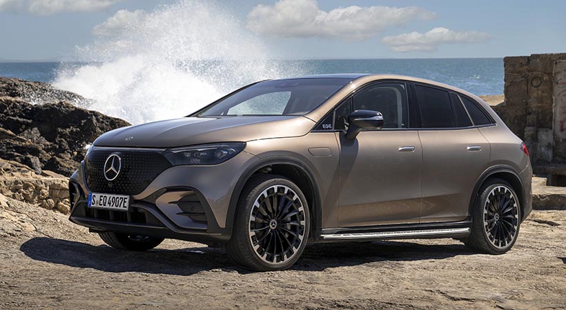 Todas las versiones son alimentadas por un paquete de baterías de iones de litio de 90.6 kWh de capacidad. Foto: Mercedes-Benz