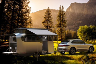 Airstream Studio F. A. Porsche Concept Travel Trailer, el remolque 