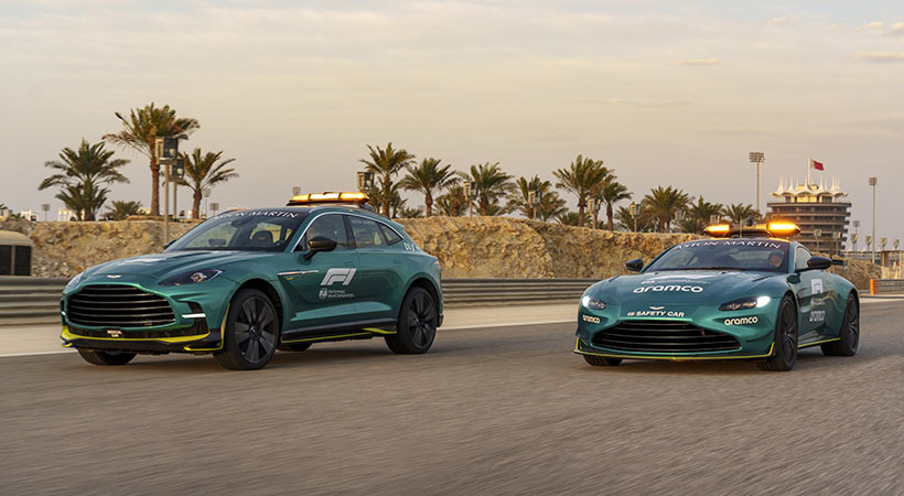 La FIA mantendrá al Aston Martin Vantage como Safety Car liderando a los autos de la competencia en la formación de cada Gran Premio. Foto: Aston Martin