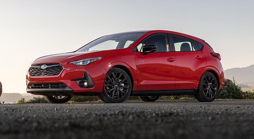 Hablando de diseño, este hatchback japonés presume líneas más agresivas y aerodinámicas. Foto: Subaru