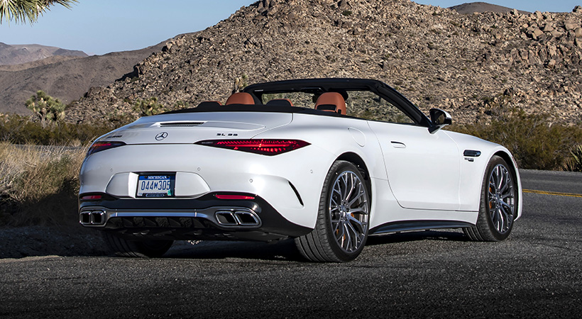 La configuración es de cuatro asientos, con tapicería en cuero de Napa. Foto: Mercedes-A,G