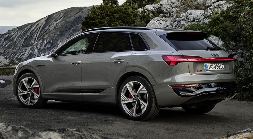 El Q8 e-tron llega a los Estados Unidos a fines de abril de 2023 y sus precios se anunciarán conforme se acerque la fecha. Foto: Audi