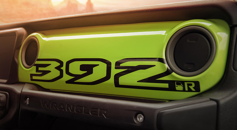 El emblema del modelo se encuentra en el interior. Foto: Jeep