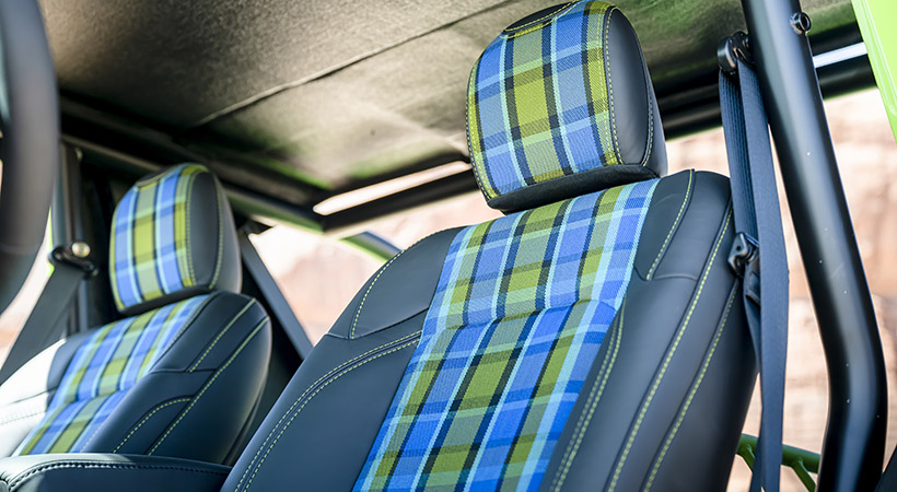 Cuenta con tapicería específica. Foto: Jeep