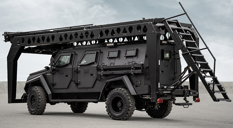 De acuerdo con el fabricante de vehículos blindados, el plan principal es desarrollar un sistema que se pueda implementar y operar directamente. Foto: Inkas