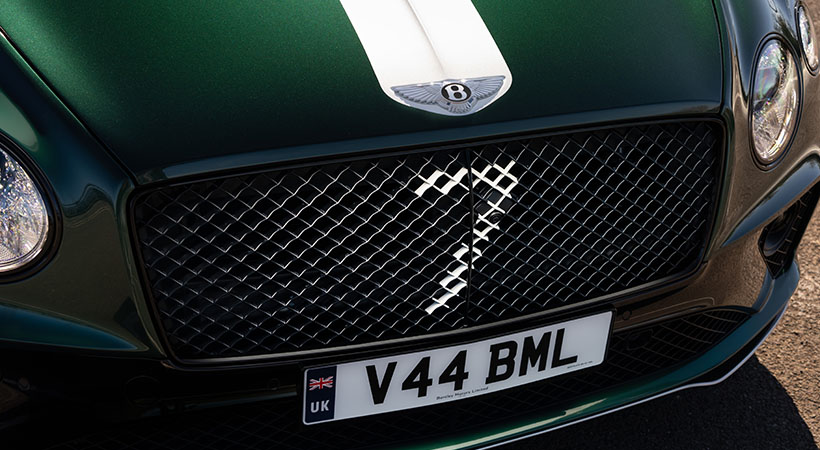 Cada Bentley Continental Le Mans Collection porta el mismo número del Speed 8 ganador de Le Mans. Foto: Bentley