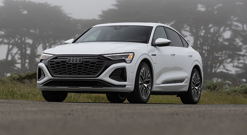 Durante nuestra experiencia de manejo a bordo del nuevo Audi Q8 E-Tron 2024 nos encontramos con la grata sorpresa de que el modelo ofrece un sistema de insonorización muy bien logrado. Foto: Audi