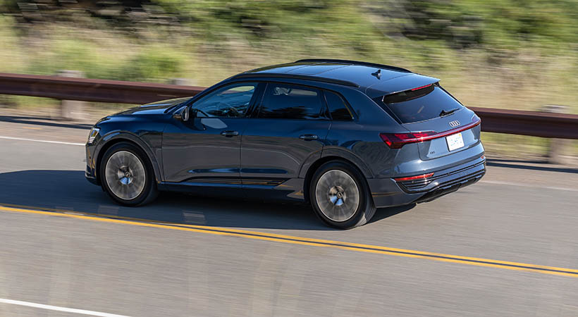 Audi Q8 E-Tron, otro de los vehículos cero emisiones más vendidos por Volkswagen. Foto: Audi