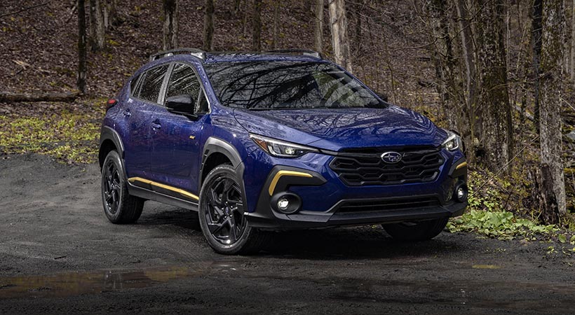 El Subaru Crosstrek 2.5 2024 cuenta con una variante modificada de la dirección asistida electrónicamente del WRX. Foto: Subaru