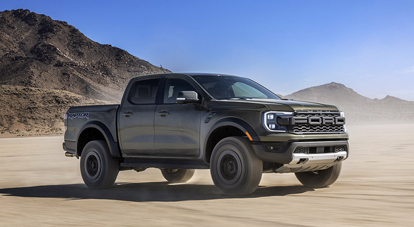 como estándar la Ford Ranger 2024 portará el motor EcoBoost de cuatro cilindros y 2.3 litros. Foto: Ford