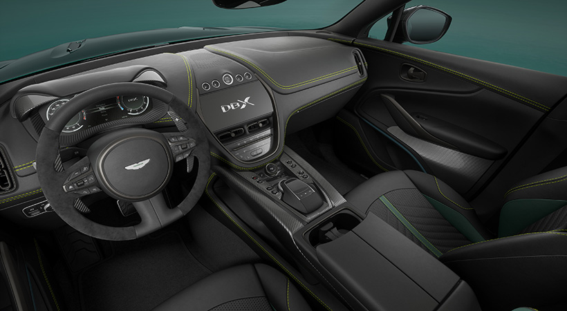 El interior es específico para este modelo. Foto: Aston Martin