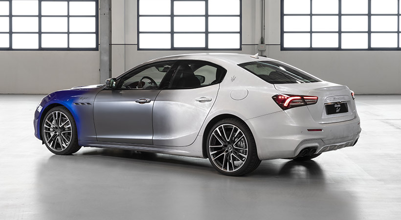 Durante los cuatro días del Motor Valley Fest, cada rincón de Modena estuvo ocupado por las creaciones del Tridente. Foto: Maserati