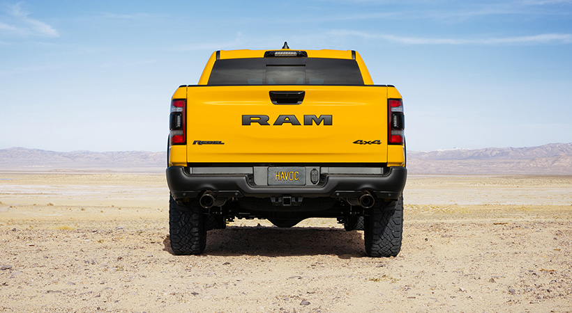 En cuanto al rendimiento, la nueva RAM 1500 Rebel Havoc Edition está equipado con un motor HEMI eTorque V8 de 5.7 litros. Foto: RAM