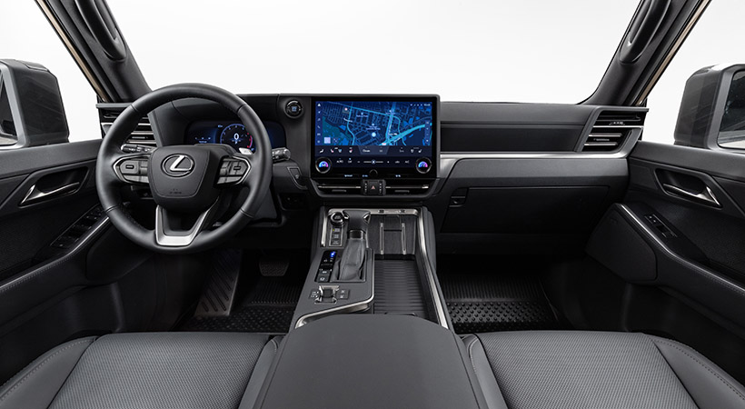 El sistema de infotenimiento está encabezado por una pantalla de 14 pulgadas, que incluye compatibilidad con Android Auto y Apple CarPlay. Foto: Lexus