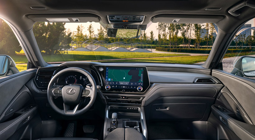 El interior está lleno de tecnología. Foto: Lexus