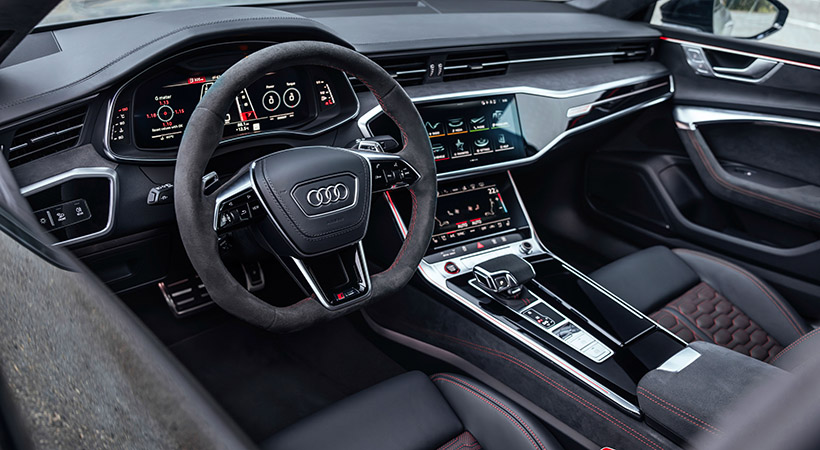 El interior del Audi RS7 Sportback Performance. Foto: Audi