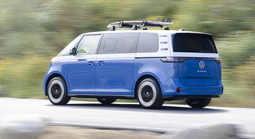 Volkswagen ID. Buzz, amplio, cómodo y con cierto aire nostálgico. Foto: Volkswagen