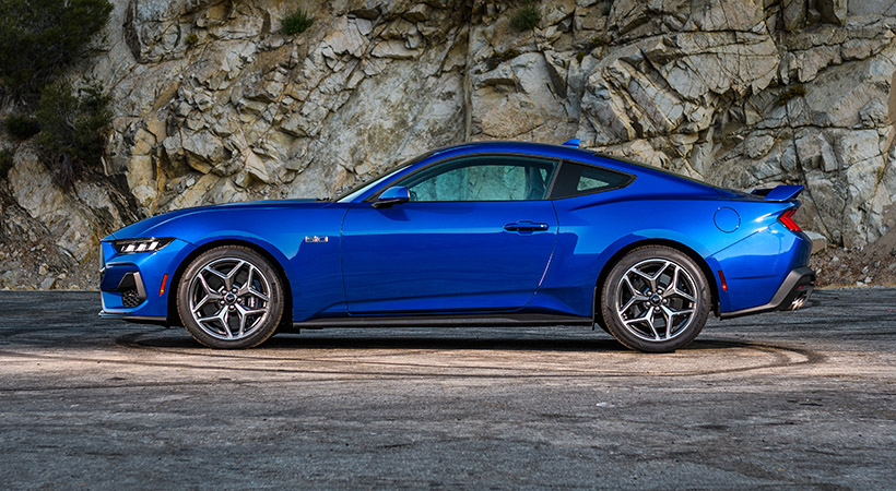 El nuevo Mustang es la séptima generación del modelo y mantiene esencialmente la misma plataforma utilizada entre los años modelo 2015 y 2023. Foto: Ford