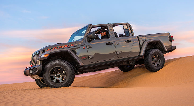 El Jeep Gladiator Mojave 2023 que manejamos venía con una lista de opcionales que aumentaron su precio hasta los $67,000. Foto: Jeep