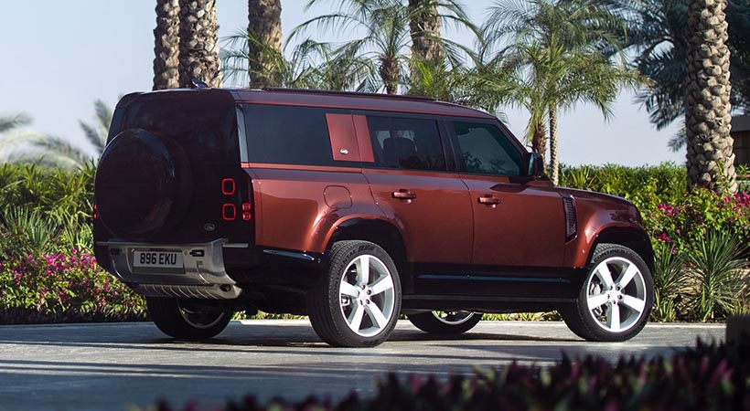 En modo de carga máxima, hay 81 pies cúbicos de espacio de carga detrás de los asientos delanteros. Foto: Land Rover