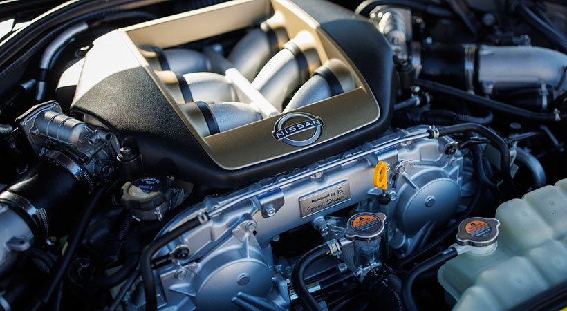 Lo primero que debemos destacar es el corazón que mueve al Nissan GT-3 Premium 2023: un bloque 3.8L DOHC Twin Turbo V6. Foto: Nissan