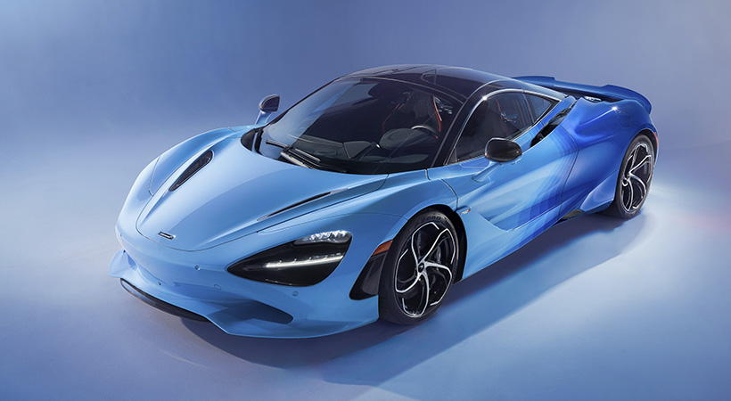 La pintura Spectrum consta de tonos separados que crean un cambio tonal. Foto: McLaren