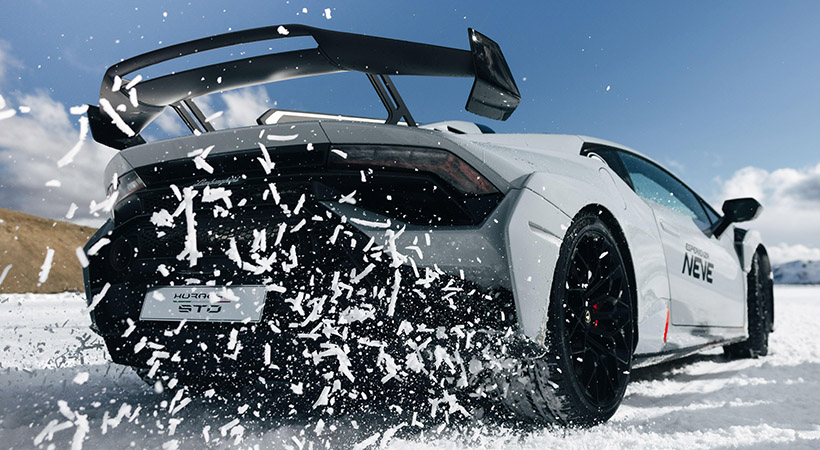 Uno de los autos probados fue el Lamborghini Huracán Tecnica. Foto: Lamborghini