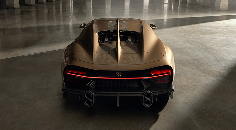Una de las últimas ediciones especiales del Chiron. Foto: Bugatti